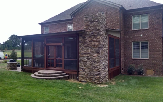 Porch Party: Screened Porch with Built-in Grill